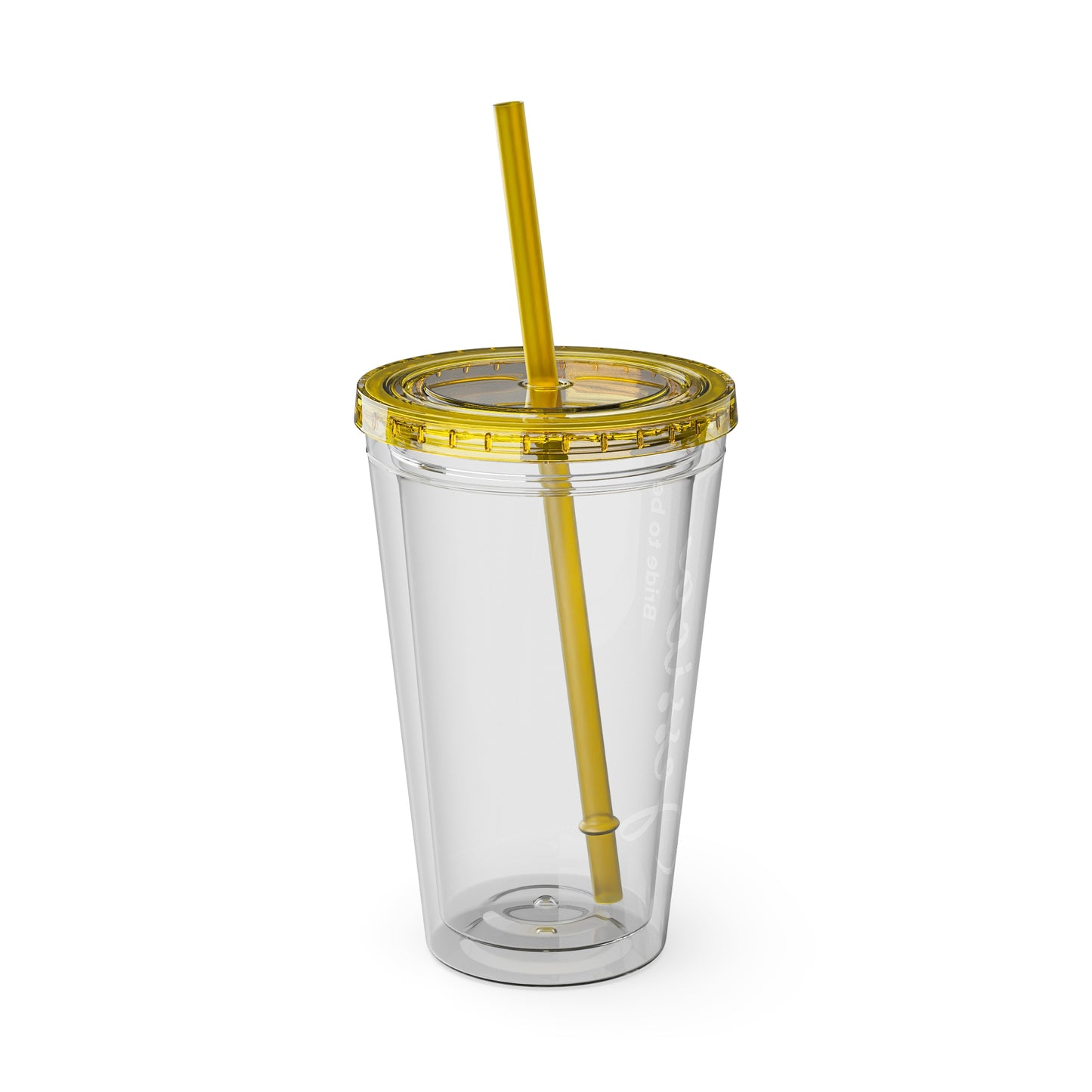 Personalized Sunsplash Tumbler with Straw - 16oz - Perfect Gift for Bridal Party