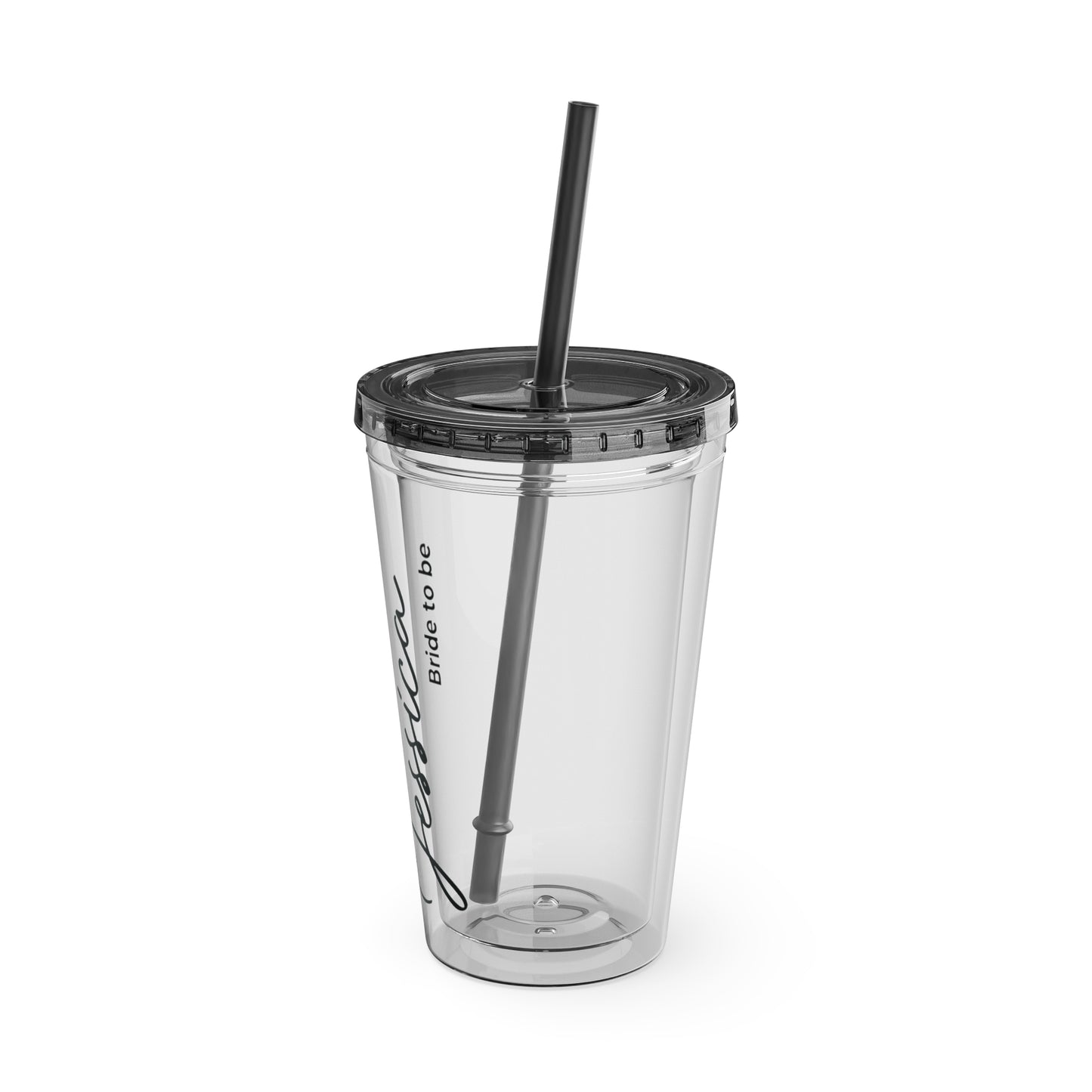 Personalized Sunsplash Tumbler with Straw - 16oz - Perfect Gift for Bridal Party