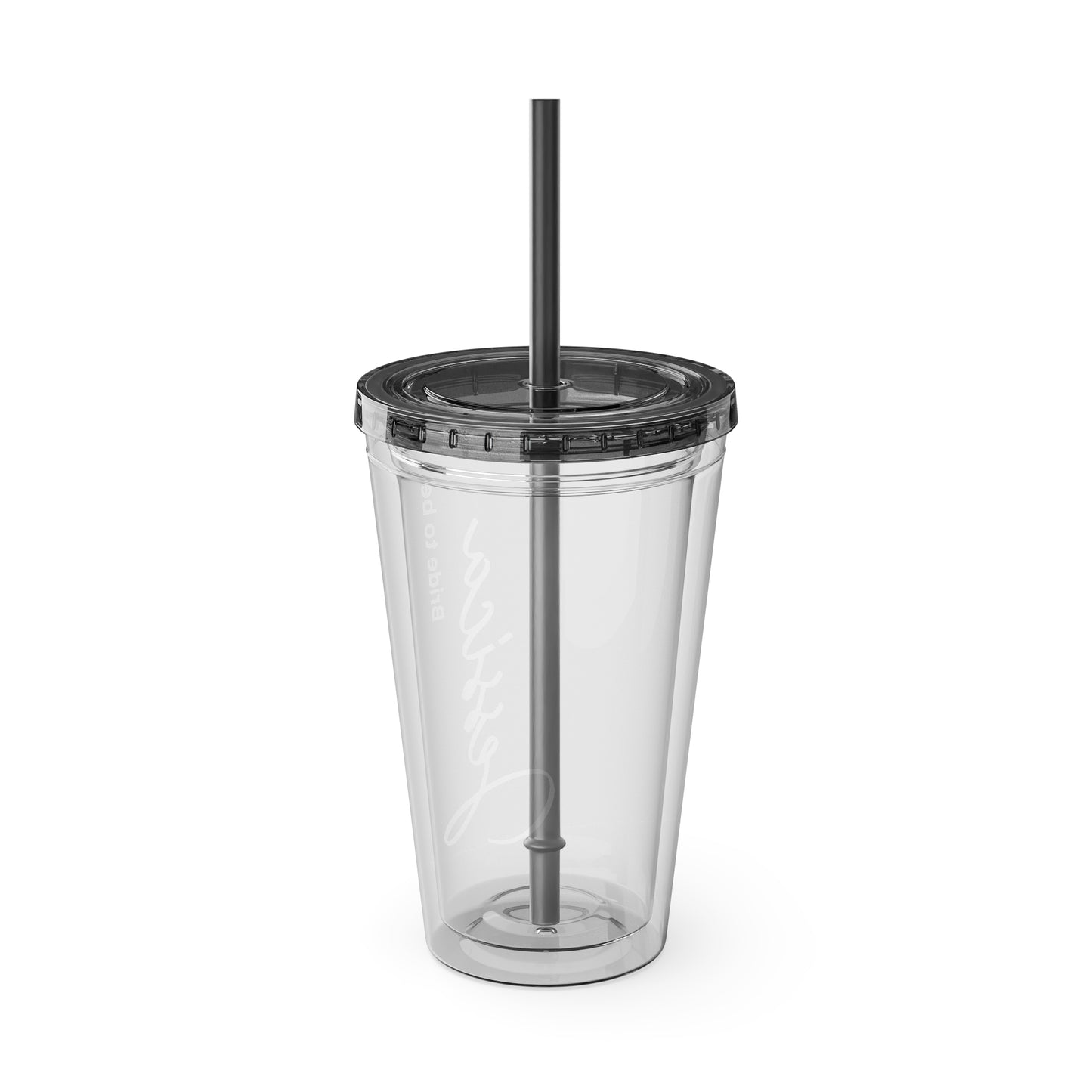 Personalized Sunsplash Tumbler with Straw - 16oz - Perfect Gift for Bridal Party