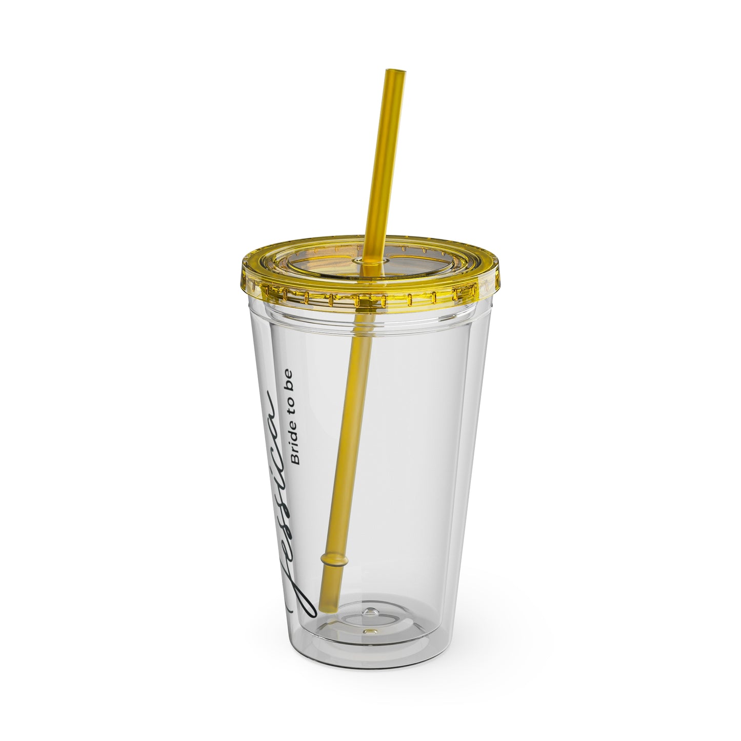 Personalized Sunsplash Tumbler with Straw - 16oz - Perfect Gift for Bridal Party