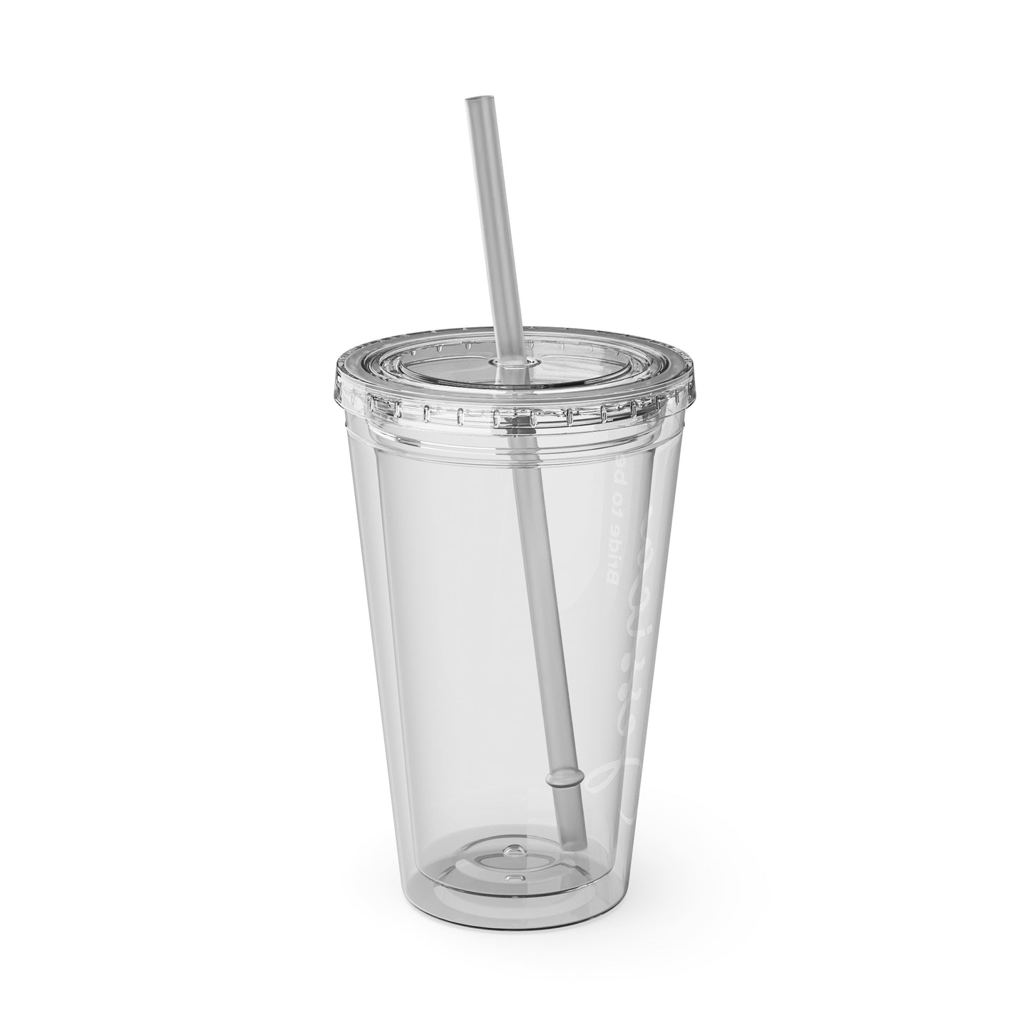 Personalized Sunsplash Tumbler with Straw - 16oz - Perfect Gift for Bridal Party